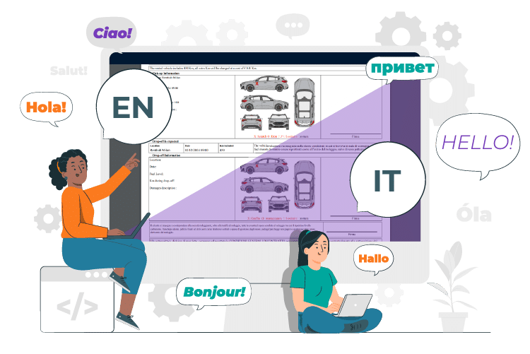 Gestione Multilingua per Autonoleggio