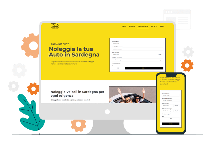 dinamicarent - sito web by Renthub